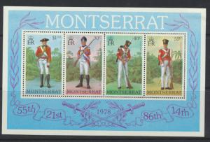 Montserrat SG MS435 SC#396A   Military Uniforms