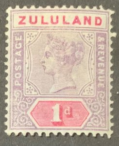 ZULULAND 1894 1d  SG21  MOUNTED MINT