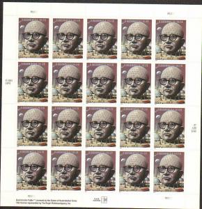 US #3870 Mint Sheet R. Buckminster Fuller 