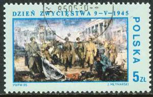 Poland 1985 Sc 2676 Josef Mlynarski Art Painting Stamp CTO