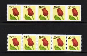 US#2525 & 2526 Tulip, PNC5