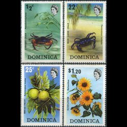 DOMINICA 1973 - Scott# 368-71 Fauna Set of 4 NH