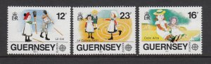 Guernsey - 1989 Europa  set 3 mint NHM