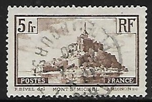 France - Mont-Saint-Michel (Die I) - Scott #249 - F-VF - USED