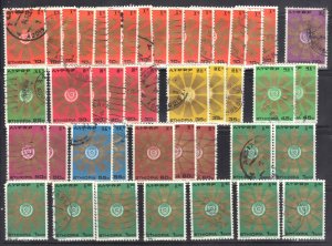 ETHIOPIA LOT # 1  SUNBURST ROUND CREST 1976 USED  SEE SCAN