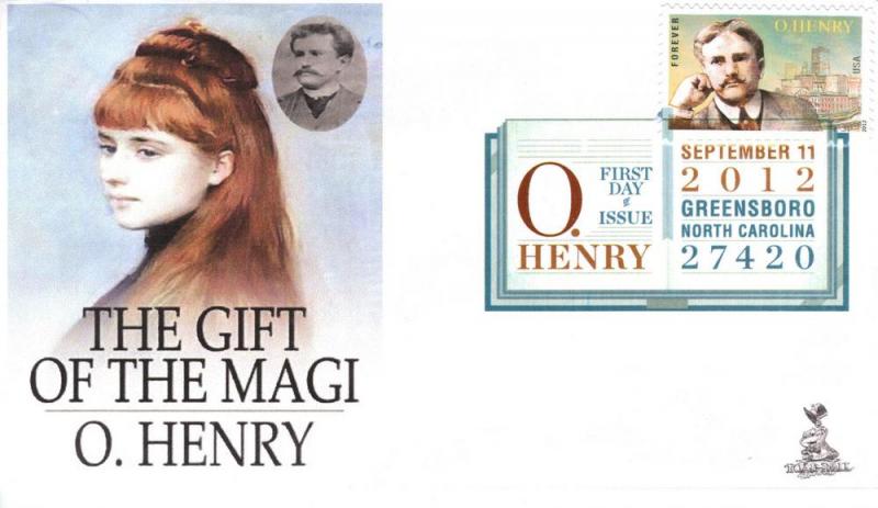 O. Henry First Day Cover, w/ DCP cancel.