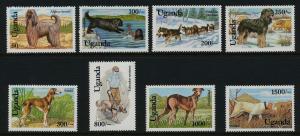 Uganda 1127-34 MNH Dogs