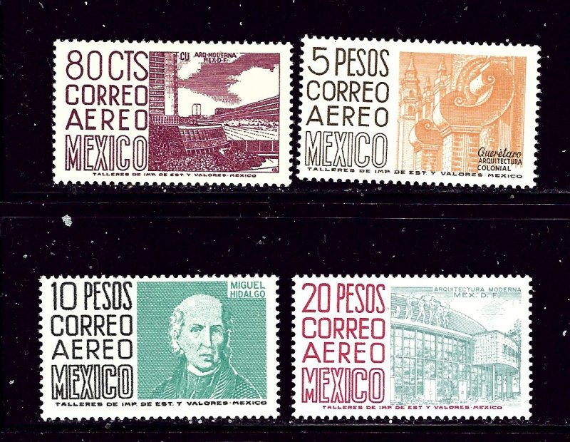 Mexico C265-68 MNH 1962-63 Air Mail set