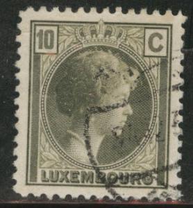 Luxembourg Scott 160 Used  from 1926-35 stamp set