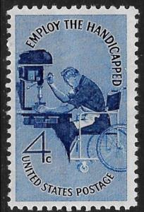 Scott 1155   4¢ Employ the Handicapped MNH Single