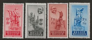 Belgium B455-58  1948 set 4  fvf  mint  hinged