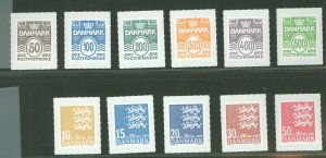 Denmark #1468-1478  Single (Complete Set)