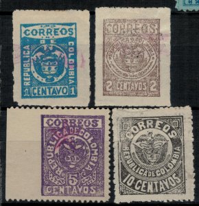 Colombia #187-9,92  CV $7.25