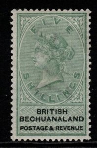 BECHUANALAND SG18 1888 5/= GREEN & BLACK MTD MINT