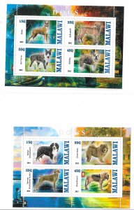 Malawi 2013 Dogs 2 S/S MNH C16