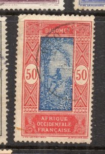 French Dahomey 1920s Early Issue Fine Used 50c. NW-231290