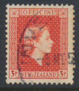 New Zealand  Official   SC# O103  Used  - 1954 see detail scan