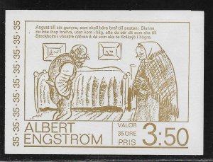 SWEDEN SC# 819a COMP BKLT/10 FVF/MNH 1969