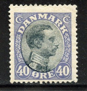Denmark #117, Mint Hinge Remain