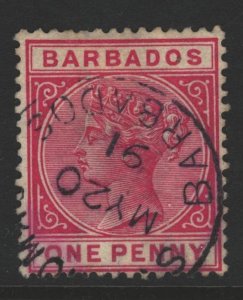 Barbados Sc#61 Used