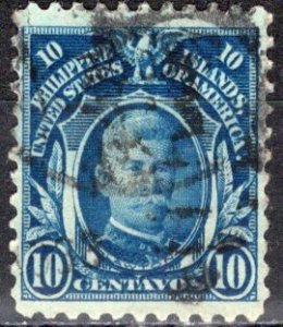 Philippines; 1917: Sc. # 294: Used Perf. 11 Single Stamp