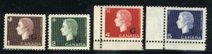 C  O46-O49   Mint  NH VF 1963 PD