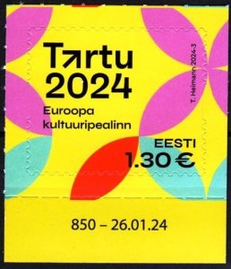 ESTONIA 2024-02 EUROPA: Tartu - European Culture Capital. Data Corner, Mint