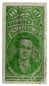 (I.B) US Revenue : Cigarette Duty Seal (1901)