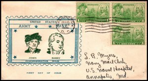 US 790 Navy Lane Pen FDC