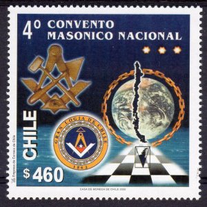 Chile 2000  Sc# 1328  Masonic Convention Set (1) MNH