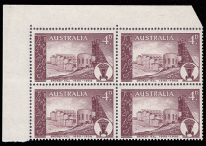 Australia 1958 Broken Hill Mine block of 4 mh Sc 311