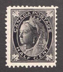 1897 Canada Sc# 66 - Half Cent, Queen Victoria - MNH