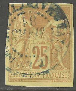 FRENCH COLONIES SCOTT 45