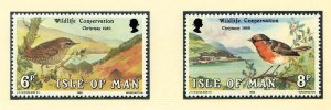 1980 Isle of Man SG181/SG182 Christmas Set Unmounted Mint