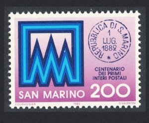 San Marino Postal Stationery 1982 MNH SG#1177