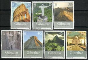 Gibraltar Stamp 1146-1152  - New Seven Wonders of the World