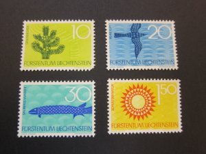 Liechtenstein 1966 Sc 406-9 set MH