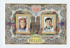 Belize souvenir sheet mnh sc 834