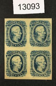 MOMEN: US STAMPS  CSA # 12 BLOCK MINT OG H LOT #13093