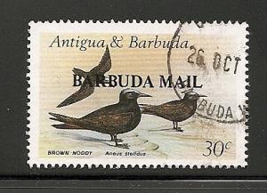 Barbuda  1987  overprint stamp used scott # 858