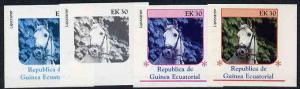 Equatorial Guinea 1976 Horses EK30 (Lipizzaner) set of 4 ...