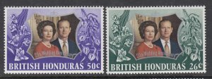 British Honduras 306-307 MNH VF