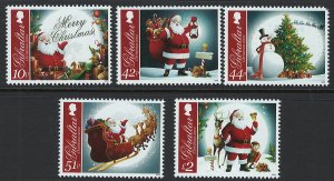 Gibraltar Scott 1359-1363 MNH! Complete Set! Christmas 2012!