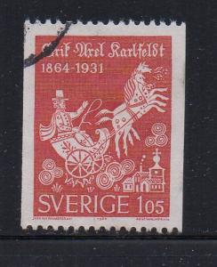 Sweden Sc 641 1964 105 ore Karlfeldt stamp used