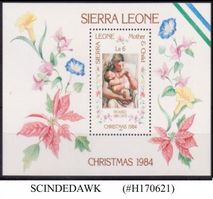 SIERRA LEONE - 1984 CHRSTMAS MIN/SHT MNH