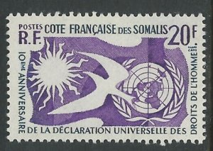 Somali Coast # 274   Human Rights     (1) Mint NH