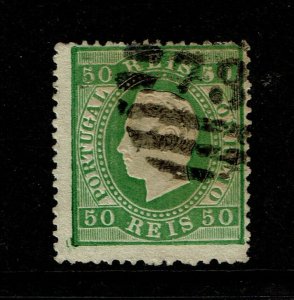 Portugal SC# 42, Used, top and bottom sm corner creases, minor bending - S10052