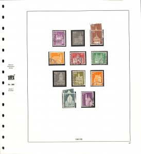 Switzerland  lot of VFU stamps 1967/1968 (47)