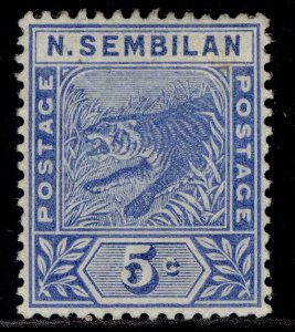 MALAYSIA - Negri Sembilan QV SG4, 5c blue, M MINT. Cat £30.