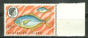 Ascension # 131  9d. Fish - watermark inverted (1) Mint NH